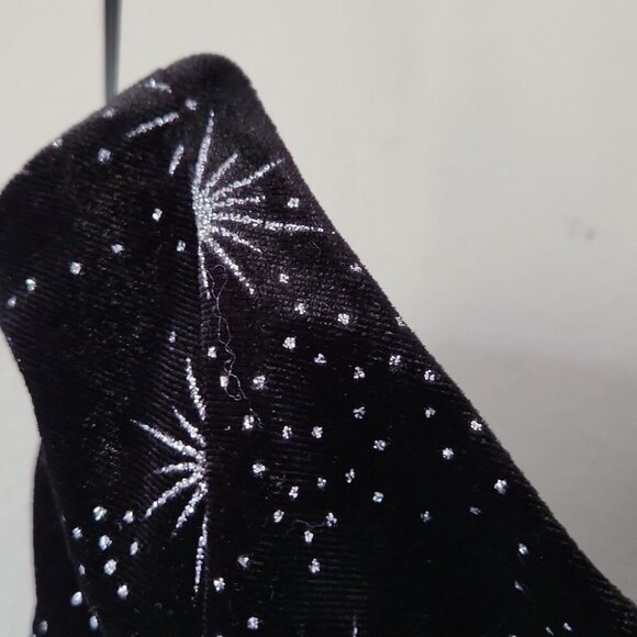 SUPERDOWN | Stevie Sweetheart Mini Dress Black Metallic Velvet Corset Sz S - Picture 9 of 9